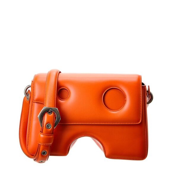 Off-White™ Burrow Leather Shoulder Bag (Authentic Pre-Loved) - Picture 1 of 5